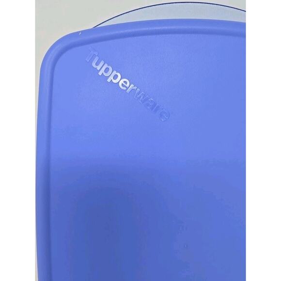 VIntage Tupperware 3380A-1 BLue Rock n Serve Large 3-3/4 Qt Deep Dish & Lid U143 - Picture 5 of 13